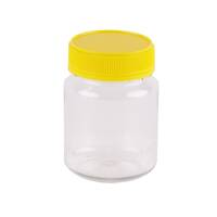Carton of 288pc - 280ml/350gm - Round Jars Yellow Anti-theft Lid and Jar - Food grade